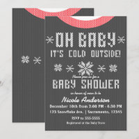 OH BABY Sweater en tricot pour Baby Shower d'hiver