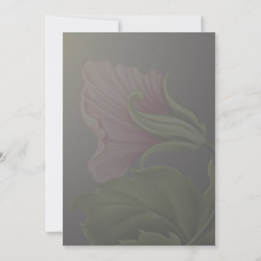 Invitation Oh Baby Sweet Peas dans un Baby shower de pois (Dos)