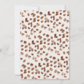 Invitation Oh Baby Watercolor Baby shower café (Dos)