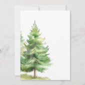 Invitation Oh Baby Watercolor Bois Teddy Baby shower Ours (Dos)