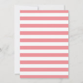 Invitation Oh Baby - Whimsical Tee Pastel Coral Baby shower (Dos)