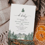 Invitation Oh Baby Wild One Mountain Boy Baby shower<br><div class="desc">Laissez L'Aventure Commencer Mountain Boy Baby shower Invitation</div>