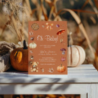Oh Bébé Automne Fête de Bébé Terracotta