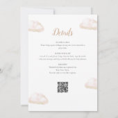 Invitation Oh Bébé Ballon À Air Chaud Tout En Un Baby shower (Dos)