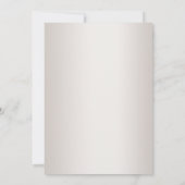 Invitation OH Bébé ! Calligraphie Ombré Taupe (Dos)