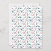 Invitation Oh Bébé DRAGONFLY Faire un Baby shower de souhait (Dos)