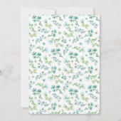 Invitation Oh Bébé DRAGONFLY Faire un Baby shower de souhait (Dos)