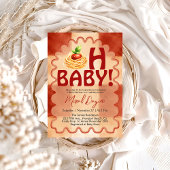 Invitation Oh Bébé ! Fête de Bébé Petit Boulet de Viande à Ca