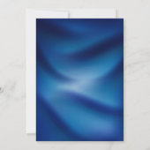 Invitation Oh bleu marine rustique de tournesols de baby (Dos)