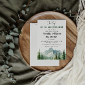 Invitation Oh Boy Adventure Mountain Baby shower