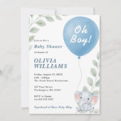 Invitation Oh Boy Baby Shower (Devant)