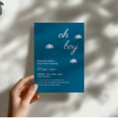 Invitation Oh Boy Baby shower - Design Cloud mignon