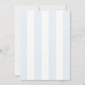 Invitation Oh Boy Blue Modern Striped Baby Shower (Dos)