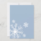 Invitation Oh Boy invitation, baby shower de manchot d'hiver (Dos)