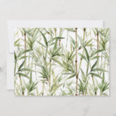 Invitation Oh Boy Panda Bear Bamboo Boy Baby shower (Dos)