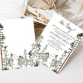 Invitation Oh Boy Woodland Baby Shower