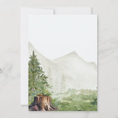 Invitation Oh Boy Woodland Bear Baby shower (Dos)