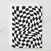 Invitation Oh Boy! Yellow Checkered Happy Face Baby Shower (Dos)