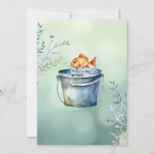 Invitation Oh Buoy, c'est un garçon ! Baby shower à thème de  (Dos)