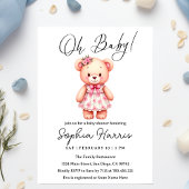 Invitation Oh chérie Shower de bébé