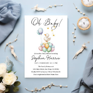 Invitation Oh chérie Shower de bébé
