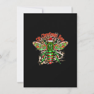 Invitation Oh Christmas Bee Cadeaux de Noël Light Joyeux Noël