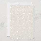 Invitation Oh Christmas Three Boho Arbres Verts 3ème Annivers (Dos)