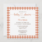 Invitation Oh Deer baby shower forestier neutre pour le genre (Dos)