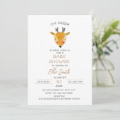Invitation Oh Deer Baby shower Invitation, personnalisable (Debout devant)