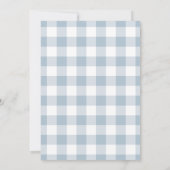 Invitation Oh Deer Boy Baby shower d'hiver (Dos)