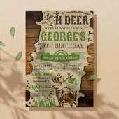 Invitation Oh Deer Hunter fête d'anniversaire