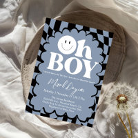 Oh Garçon ! Fête de Naissance Visage Heureux à Car