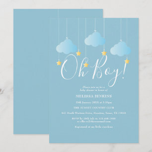 Invitation Oh Garçon Scintille Scintille Baby Shower / Sprink