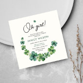 Invitation Oh Girl Lucky Charm Baby shower