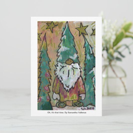 Invitation Oh Gnome (Debout devant)