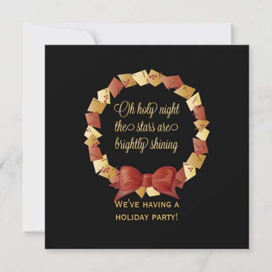 Invitation Oh Holy Night Lyrics Design (Devant)