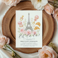 Oh La Chic Floral Baby shower parisien