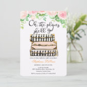 Invitation Oh Les Endroits où elle va aller Farewell Party In (Debout devant)