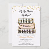 Invitation Oh Les Endroits où elle va passer l'invitation de (Devant)