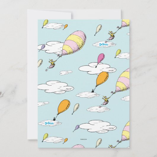 Invitation Oh, Les Endroits Où Elle Va ! - Premier anniversai (Dos)