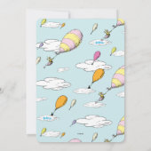 Invitation Oh, Les Endroits Où Il Va Aller ! - Premier annive (Dos)