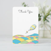 Invitation Oh! Les Endroits où tu iras ! Enfant Merci d'anniv (Debout devant)