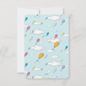 Invitation Oh! Les Endroits où tu iras ! Enfant Merci d'anniv (Dos)