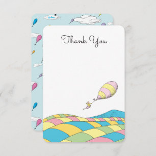 Invitation Oh! Les Endroits où tu iras ! Merci d'anniversaire