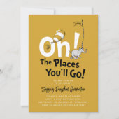 Invitation Oh, Les Endroits Où Tu Vas Aller ! Diplôme d'or ré (Devant)