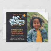 Invitation Oh, Les Endroits Où Tu Vas Aller ! Photo d'obtenti (Devant)