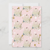 Invitation Oh mon bébé, Citrouilles, Baby shower des étoiles (Dos)