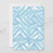 Invitation Oh mon Dieu ! Baby shower Safari éléphant bébé ver (Dos)