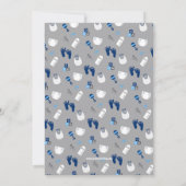 Invitation Oh mon Dieu ! Bodysuit bébé vêtements douche invit (Dos)