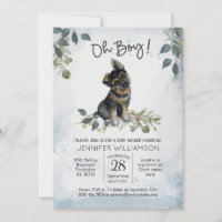 Oh mon Dieu ! Garçon bébé berger allemand